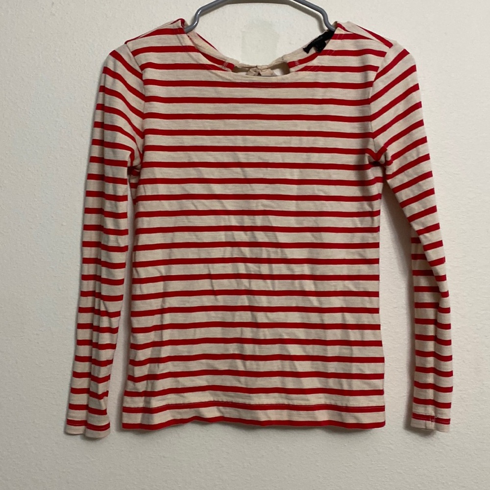 XS j crew shirt with tie back